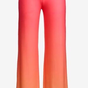 Boston Proper Pink and Orange Flare Jeans